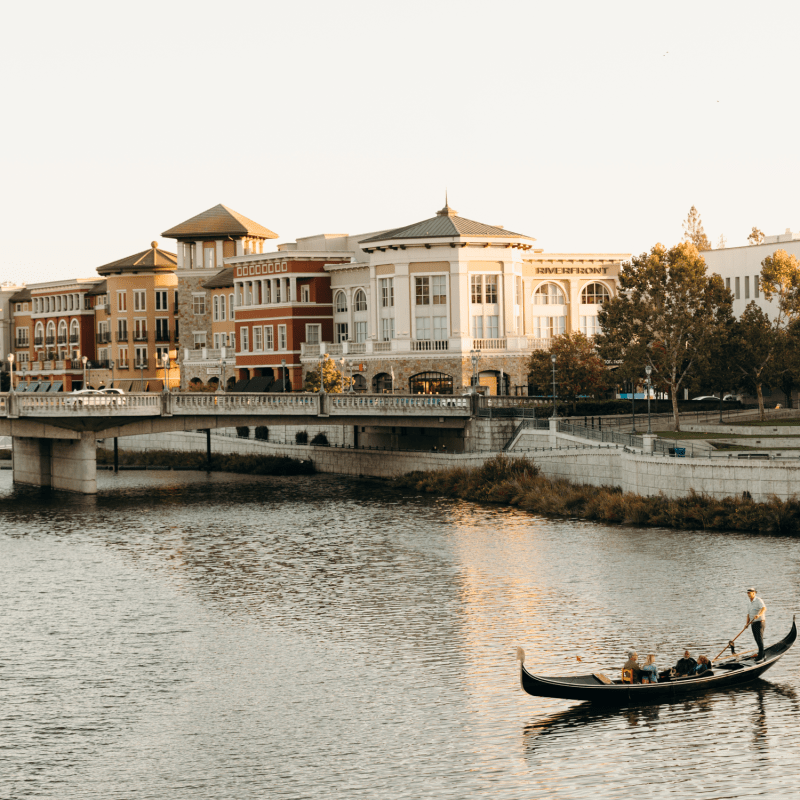 people enjoying a gondola ride