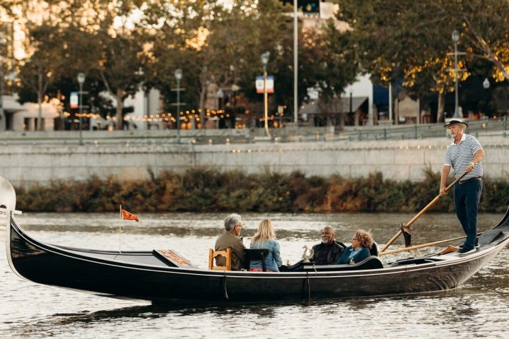 people enjoying a gondola ride