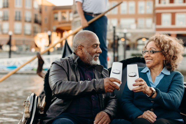 Nia Gill holding a phone